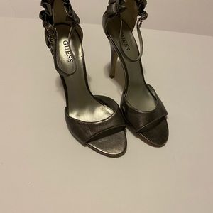 Silver Guess Sandler.